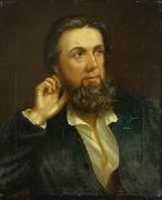 William Roos Welsh-language poet John Jones oil painting on canvas